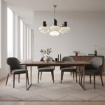 Vintage Glass Chandelier, Angelo Brotto for Esperia – Italy 1970s